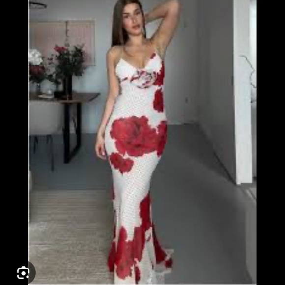 ZARA FLORAL POLKA DOT DRESS MEDIUM - Picture 11 of 16